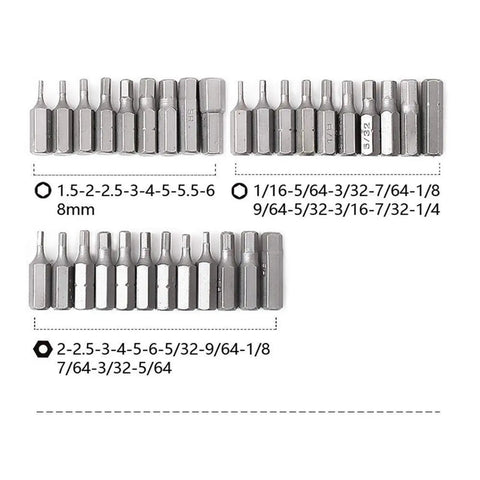 Ultimate 100 Precision Screwdriver Bit Set For DIY And Auto Pros Featuring Tough Chrome Vanadium Torx Phillips Hex Slotted Tri-Wing Security Tools To Tackle Any Heavy Duty Repair Or Awesome Home Fix-It Project With Zero Hassle. 100 chrome vanadium hex bits sizes