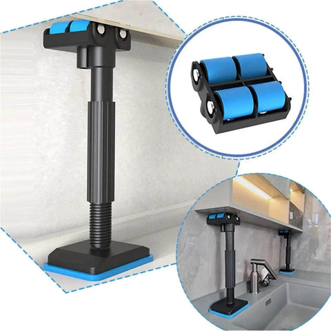 Two Piece Adjustable Support Poles For Bathroom Cabinet Installation And Door Lifting Labor Saving Woodworking Tools lightweight construction