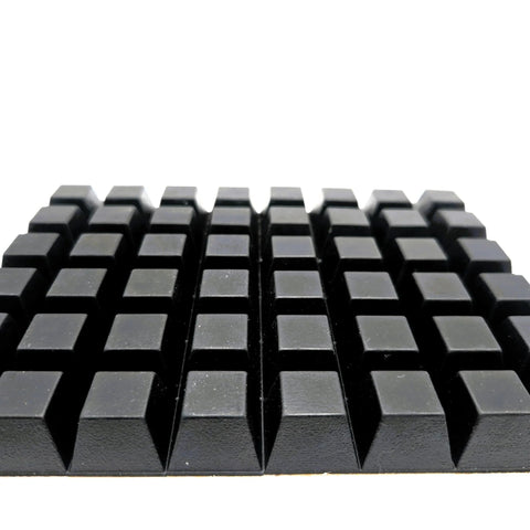 Three Quarters Inch Wide Pyramid Silicone Rubber Bumper Feet With Adhesive Backed Pads Five Eighth Inch Thick for Electronics and Furniture
