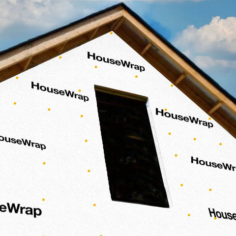 Quick Install 3 Inch Plastic Cap Ring Shank Nails For Roofing And House Wrap Sheathing Vapor Barriers Underlayment Soundproof Materials Box 1.2 Pounds Big Time Strength applied on house wrap installation.