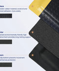 Close-up view of Anti Fatigue Standing Mat For Workshops 3 By 5 Feet Beefed Up Industrial Grade Ergonomic Floor Mat with non-slip surface and foam core