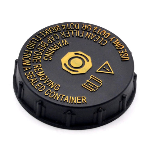 Nissan Rogue Brake Fluid Reservoir Cap Direct Replacement For 2015 2023 Rogue And 2017 2021 Rogue Sport Brake Master Cylinder Oil Tank Cap 46020-4BA0A 460204BA0A Premium OEM Style Fit, black cap with warning text