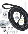 Dryer Drum Bearing Replacement Kit For GE Hotpoint Dryers Includes Drive Belt WE12M29 Bearing Slide WE1M333 Rear Drum Shaft Bearing WE25X205