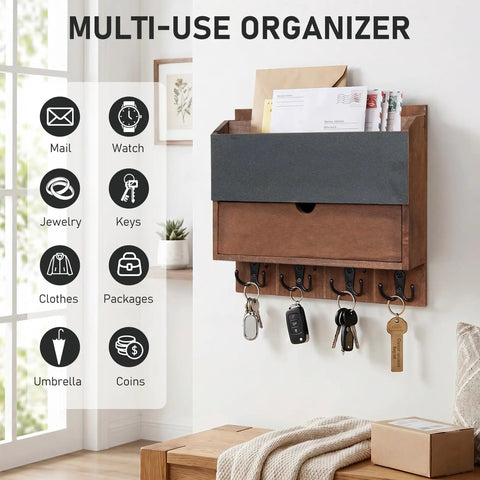 Efficient Mail Sorting Organizer For Office And School Keeps Your Desk Tidy And Mess Free With Durable Multi Compartment Design