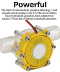 Ultra Compact 10W Hydroelectric Generator Water Powered 12V DC Brushless Turbine With Voltage Stabilizer For DIY Projects