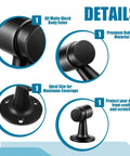 12 Pack Heavy Duty Floor Mounted Door Stop 3 Inch Aluminum Commercial Grade Door Stopper With Rubber Bumper And Stainless Steel Screws Black Finish details