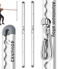 Adjustable Aluminum Wall Mount Fitness Anchor System With Two 40 Inch Rails For Home Gym And Garage Badass Space Saving Pull Up Bars Killer Heavy Duty Build Legit Sturdy Construction For Everyday Training