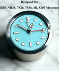 Watch Movement Holder For NH35 NH36 7S26 7S36 4R Pro Grade Movement Base Repair Tool on marble surface
