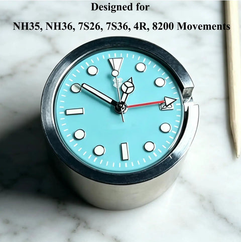 Watch Movement Holder For NH35 NH36 7S26 7S36 4R Pro Grade Movement Base Repair Tool on marble surface