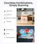 Ultra Dope 4 In 1 Craft Machine For Laser Engraving, Vinyl Cutting, Inkjet Printing, And Pen Drawing With 10W Laser, Easy To Use