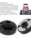 Badass 13 Tooth Centrifugal Clutch For Go Karts And Mini Bikes Built Tough 2300 Rpm Engagement One Inch Sprocket Hub close-up view