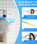 Turn Around Your Leaky Tank Fast With This 3 Inch Adjustable Flush Valve Kit Featuring Flapper Fill Valve Front Handle And Tough Gaskets For No Sweat Home Plumbing Fixes - front mount toilet flush handle.