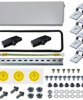 Parts of Rugged Outdoor Electrical Enclosure 20x20x6 Inch, NEMA 4 Waterproof Dustproof IP65 Cold-Rolled Carbon Steel Hinged Box
