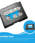 DPTOOL Fuel Injector Noid Light Test Kit with multiple clear noid lights in a black carrying case