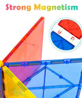 12 Piece Large Magnetic Tiles Set For Kids Jumbo 5.9 Inch Magnetic Base Plates with strong magnetism