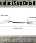 Diagram of One Inch Trowel And Square Masonry Tool Forged Steel Built Tough For Concrete Plaster Stucco Glazing Patch Work And Archaeology