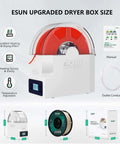 Upgraded Filament Dryer Box For 3D Printing, Dry Box With Spool Holder And Storage, keeps filament dry and moisture free displayed