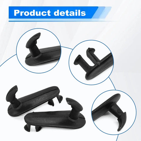 4Pcs Car Floor Mat Clips Set Non Slip Floor Carpet Clips Fixing Hooks For Toyota Lexus Cars Black product details