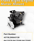 Front right engine motor mount showing premium rubber construction for Top Tier Engine And Transmission Motor Mount Set Of Two Quick Bolt On Swap Replaces Oe 84175582 And 84175583.