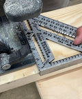 Kill Precision Work With This 7 Inch Speed Square Layout Tool against wood for precise cuts and measurements with speed square.