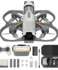 Protos FPV Drone RTF Kit With Built In Walksnail 6G VTX 1080p60 HD Digital Video Transmission and accessories displayed