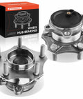 Two Pack Rear Wheel Bearing And Hub Assembly With 5 Lug Compatible With Mazda 3 2014 2015 2016 2017 2018 High Load Ball Bearing For Smooth Quiet Ride And Easy Replacement
