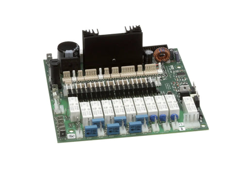 Genuine Oem Power Print Replacement Part For Foodservice Coffee Brewers Commercial Espresso Components Built Tough High Output Brewing System circuit board with relay and components.