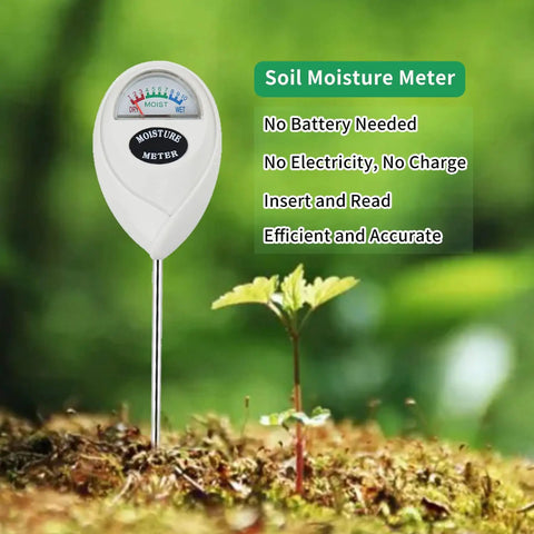 Soil Moisture Meter For House Plants And Outdoor Use No Battery Needed Fast Accurate Readings From A Hygrometer Moisture Sensor