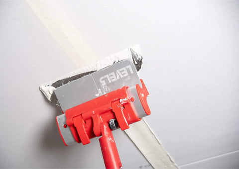 Drywall Skimming Blade Handle Adapter With Quick Release For On The Fly Length Changes Built Tough Pro Grade Tool application view