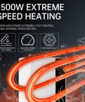 Compact 1500W 10L Electric Water Heater 110V with stainless steel heating element for fast hot water on demand