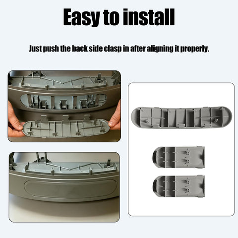 Front And Side Push Bar Button Kit for EZ and LZ fountains showing parts and easy installation steps