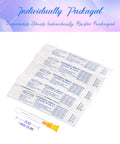 Top Shelf 25 Gauge Luer Lock Needles 1 Inch Disposable Blister Packed For Lab And Medical Work. Individually packed needles in plastic.