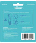 Back packaging of Motion And Morning Sickness Nausea Relief Inhaler No Pills Needed with instructions and ingredients.