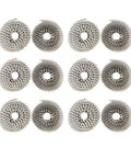 Top view of multiple coils of Stainless Coil Siding Nails 2-1/2 Inch 0.09 Inch Ring Shank 15 Degree Small Cap Nails For Cement Board Siding