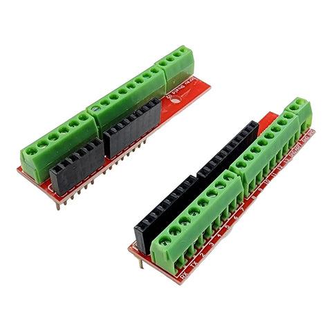 Screw Terminal Block Shield For Easy Solder Free Wire Up On Arduino Uno R3 And R4 Boards, Perfect Fit For Quick Prototyping, Stable Connections