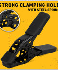 Heavy Duty Metal Spring Clamps Set 12 Pc Four Inch Jaw Opening Up To Two And A Half Inches Versatile Clips For Woodworking
