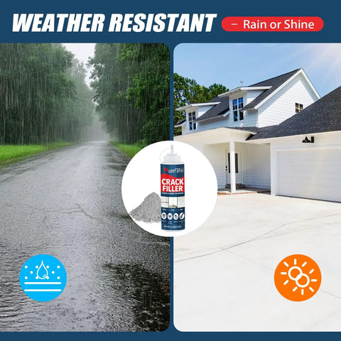 DIY Concrete Crack Filler And Sealant Powder For Quick Repair Of Cracks In Walls Floors And Driveways Mix With Water Or Sand