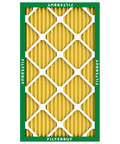16x25x1 MERV 11 Pleated Air Filter For Pets And Allergies, Electrostatic HVAC Replacement For Furnaces, side view