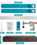 Pro Grade Drawer Slide Jig For Cabinets And Desks with toggle clamp and magnetic arm, cabinet hardware jig with punch locator