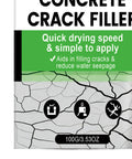 Gutsy Concrete Crack Filler And High Flex Sealant offers quick drying patch for cracks and reduces water seepage, size 100g.