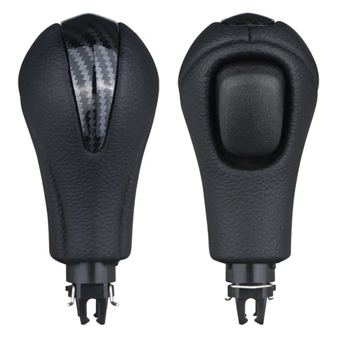 Gear Shift Knob For Automatic Transmission Replacement In Black And Carbon Fiber, Designed To Match OEM Dimensions, Compatible With Infiniti