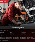 Mechanic installing Heavy Duty Air Conditioning Compressor With Clutch Direct Fit Replacement For Honda Cr V And Acura Rdx.