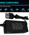 Heavy Duty Badass 12V LiFePO4 Battery Charger 10 Amp Rapid Charge Kit with Anderson plug and cable connected