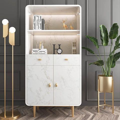 Furniture cabinet with white gold marble matte vinyl contact paper peel and stick self adhesive wallpaper for kitchen countertops and bathrooms waterproof roll 32 by 354 inches 78 sq ft easy install today for a quick home reno.