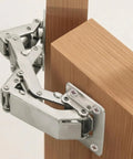 Two Pack Adjustable Lazy Susan Corner Cabinet Hinges Soft Close 130 To 170 Degree Frameless Concealed No Pre Drilling Installation