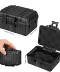 Hella Sturdy Portable Plastic Toolbox With Foam Padding For Small Parts Organization And Hardware Storage Slick Handheld Tool Case For Everyday Pros, compact design with foam padding.