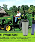 Beefed Up Heavy Duty Air Filter Kit For Lawn Mowers And Garden Tractors M131802 And M131803 Fits Kawasaki John Deere Kohler Exmark Scag Gravely Grasshopper P821575 P822858 2508301 2508304