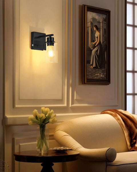 Cordless Battery Wall Sconces Set Of Two With Remote Control Black Usb C Rechargeable Indoor Lighting No Drilling Required Completely Wire Free Renter Friendly Setup Bringing Major Vibes To Your Space on wall with cozy decor.