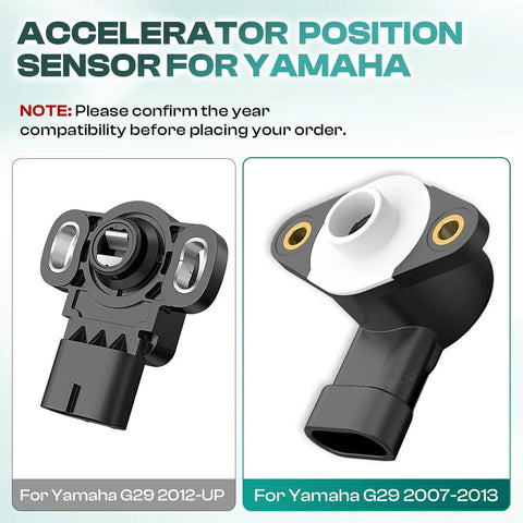 Throttle Position Sensor Accelerator For Yamaha G29 YDRE Golf Carts 2007 2013 Replacement OEM JW2-H5885-00 Easy Install Real Smooth Throttle Response And Pedal Feel Upgrade For Your Ride.