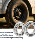 Two Set Trailer Wheel Hub Bearings Kit That Fits 1 3/8 Inch And 1 1/16 Inch Axles Includes L44649/10 And L68149/11 Bearings